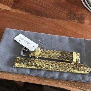 Michele watch leather strap 16mm New